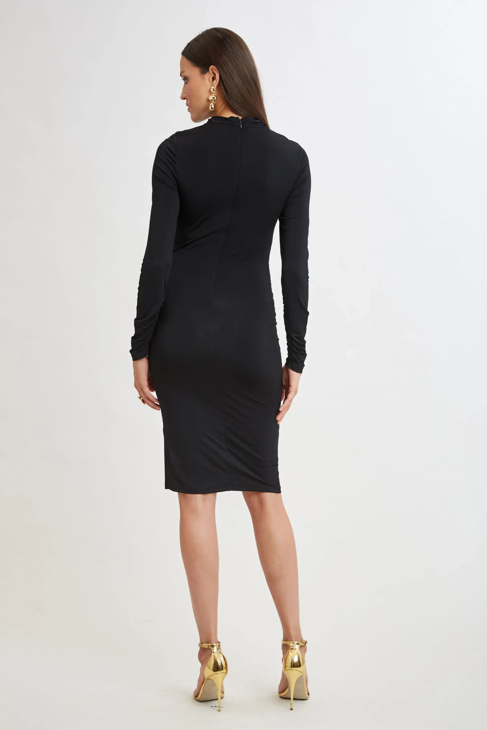 pleat_detail_matte_jersey_5-1.webp Elie Tahari Dresses & Jumpsuits | Long Sleeve Dresses-Pleat Detail Matte Jersey Dress