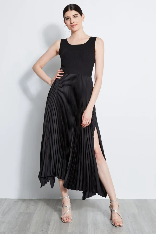Elie Tahari Dresses & Jumpsuits | Sleeveless Dresses-Pleated Midi Dress