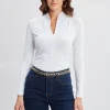 Elie Tahari Tops & Sweaters-Pleated Neck Knit