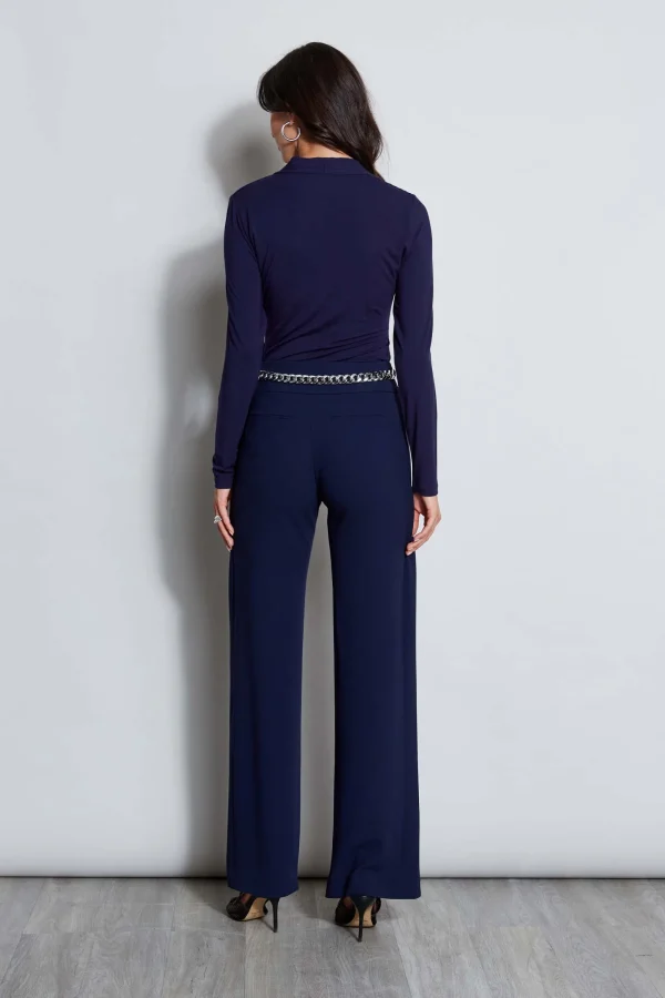 Elie Tahari Tops & Sweaters | Suiting-Pleated Neck Knit
