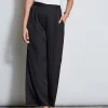 Elie Tahari Bottoms-Pleated Silk Pant