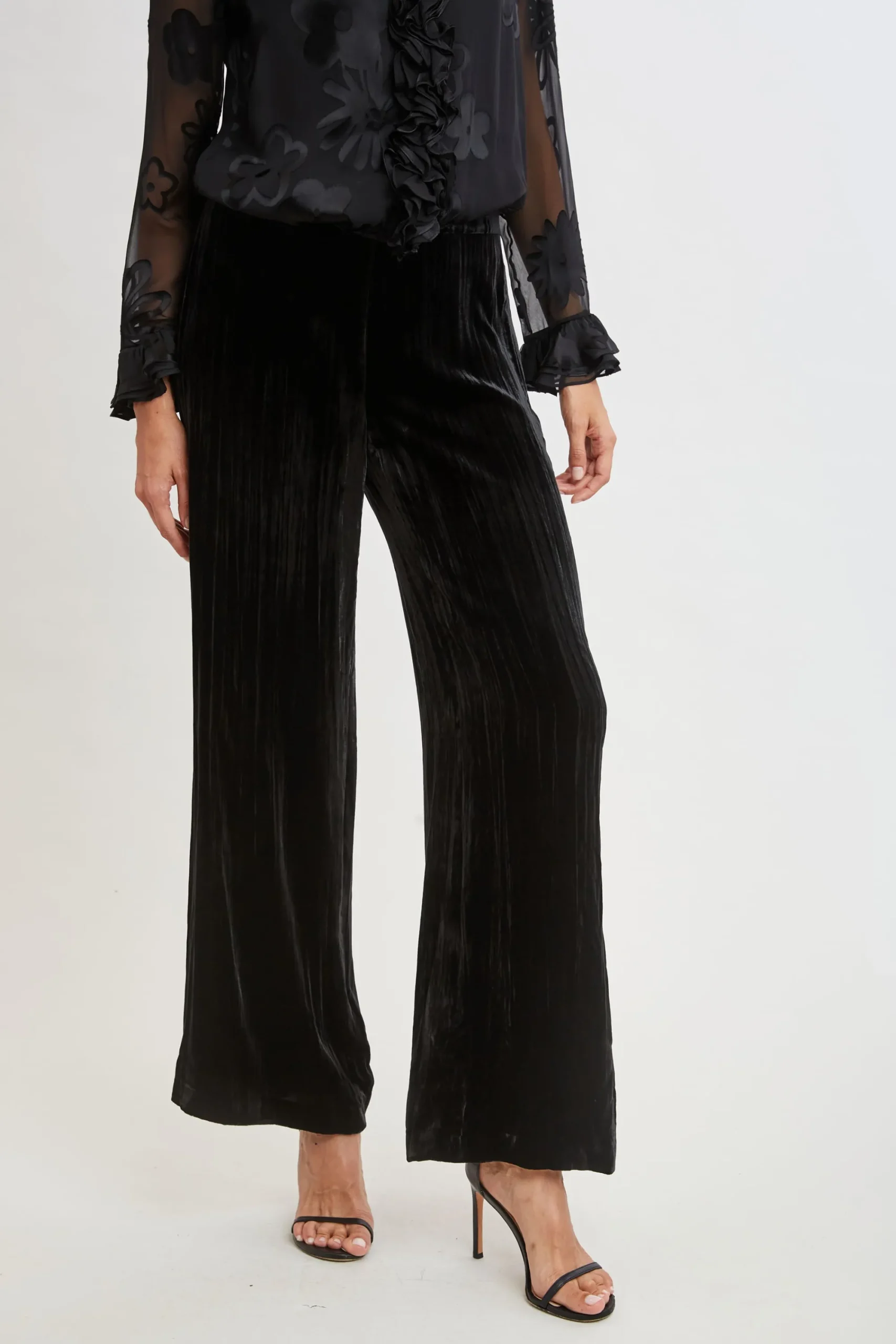 plisse_velvet_fluid_pant_2-1.webp Elie Tahari Bottoms | Suiting-Plisse Velvet Fluid Pant