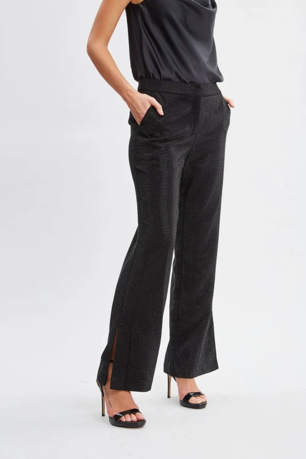 Elie Tahari Bottoms | Suiting-Rhinestone Embellished Pants