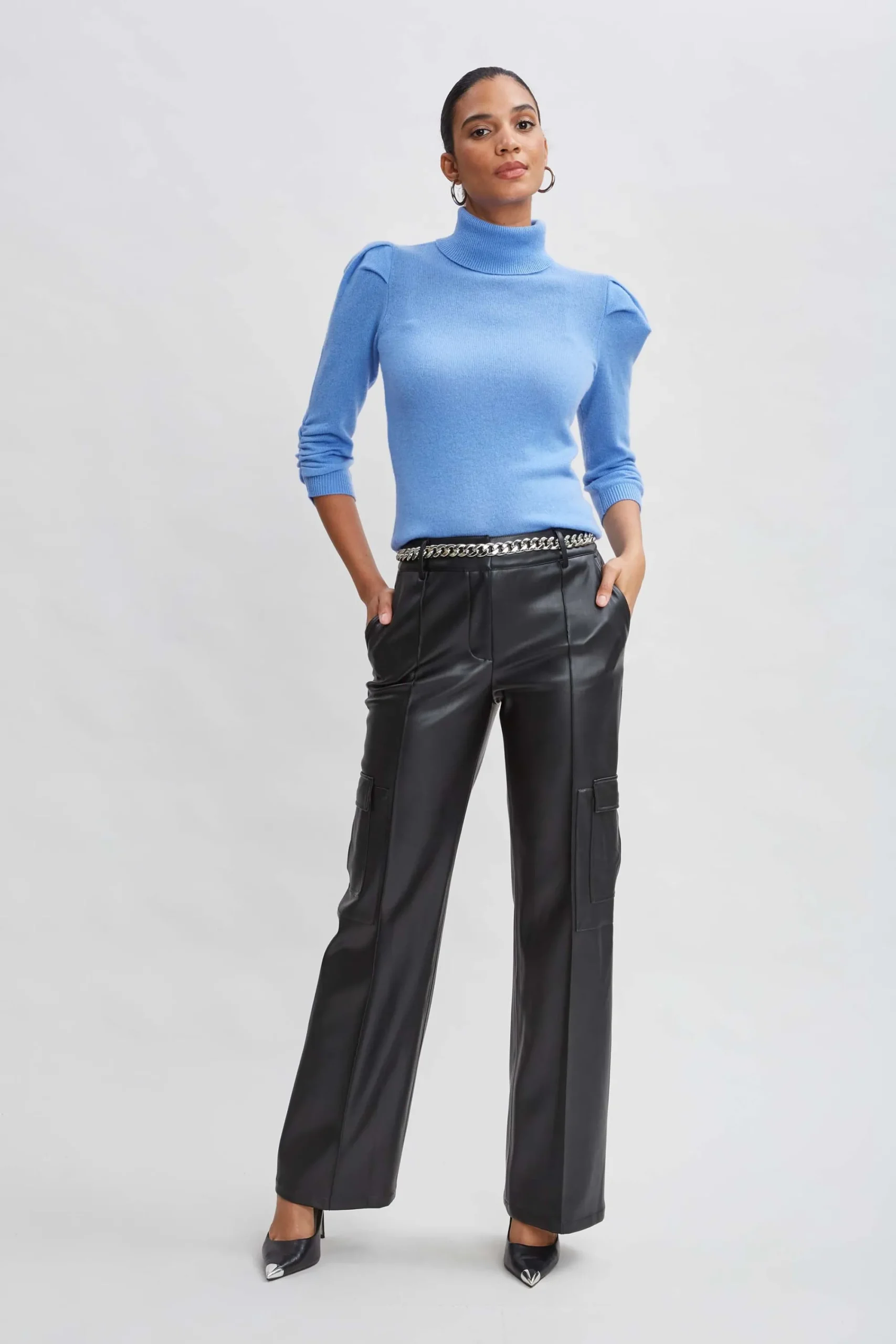 ruched_sleeve_cashmere_wo_1-1.webp Elie Tahari Tops & Sweaters-Ruched Sleeve Cashmere Wool Sweater