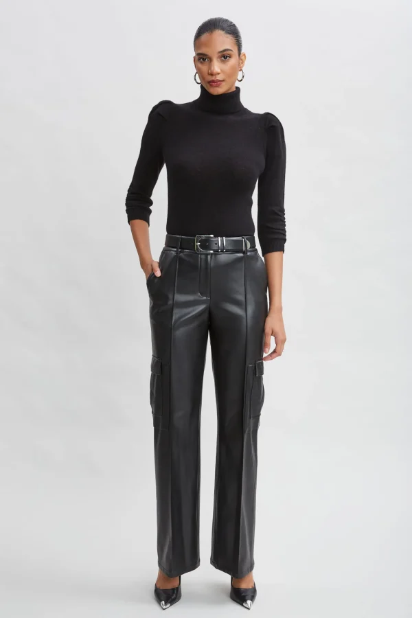 Elie Tahari Tops & Sweaters | Suiting-Ruched Sleeve Cashmere Wool Sweater