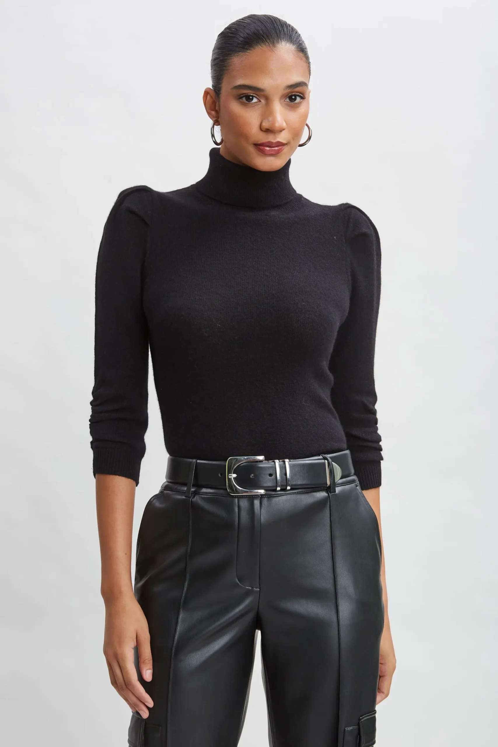 ruched_sleeve_cashmere_wo_4-3.webp Elie Tahari Tops & Sweaters | Suiting-Ruched Sleeve Cashmere Wool Sweater