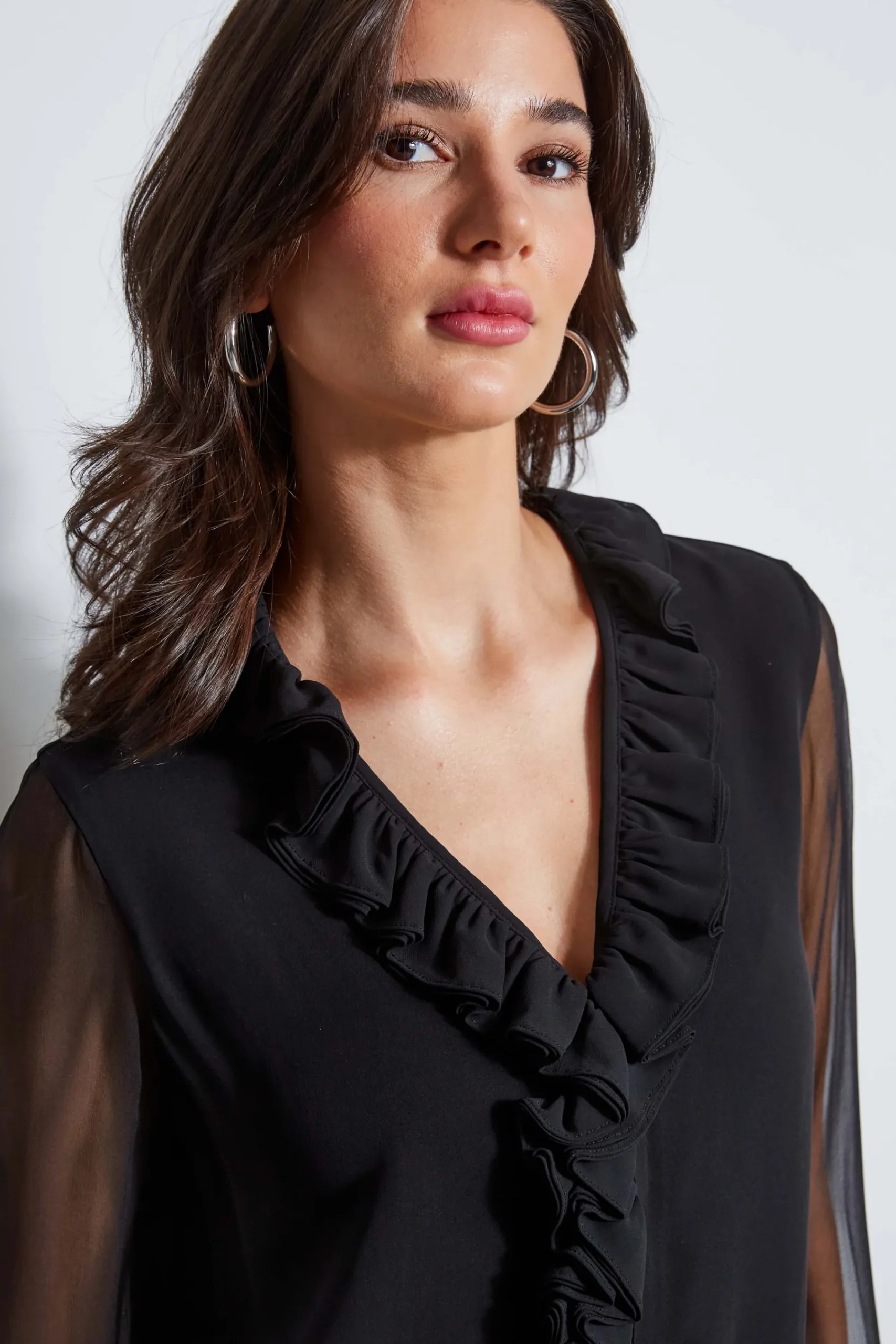ruffle_silk_shirt_2.webp Elie Tahari Tops & Sweaters-Ruffle Silk Shirt