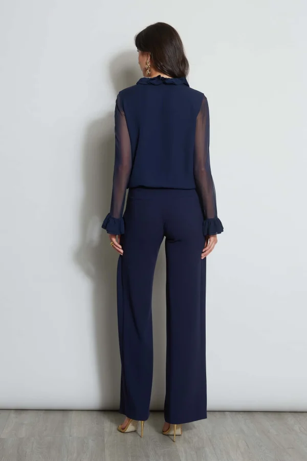 Elie Tahari Tops & Sweaters | Suiting-Ruffle Silk Shirt