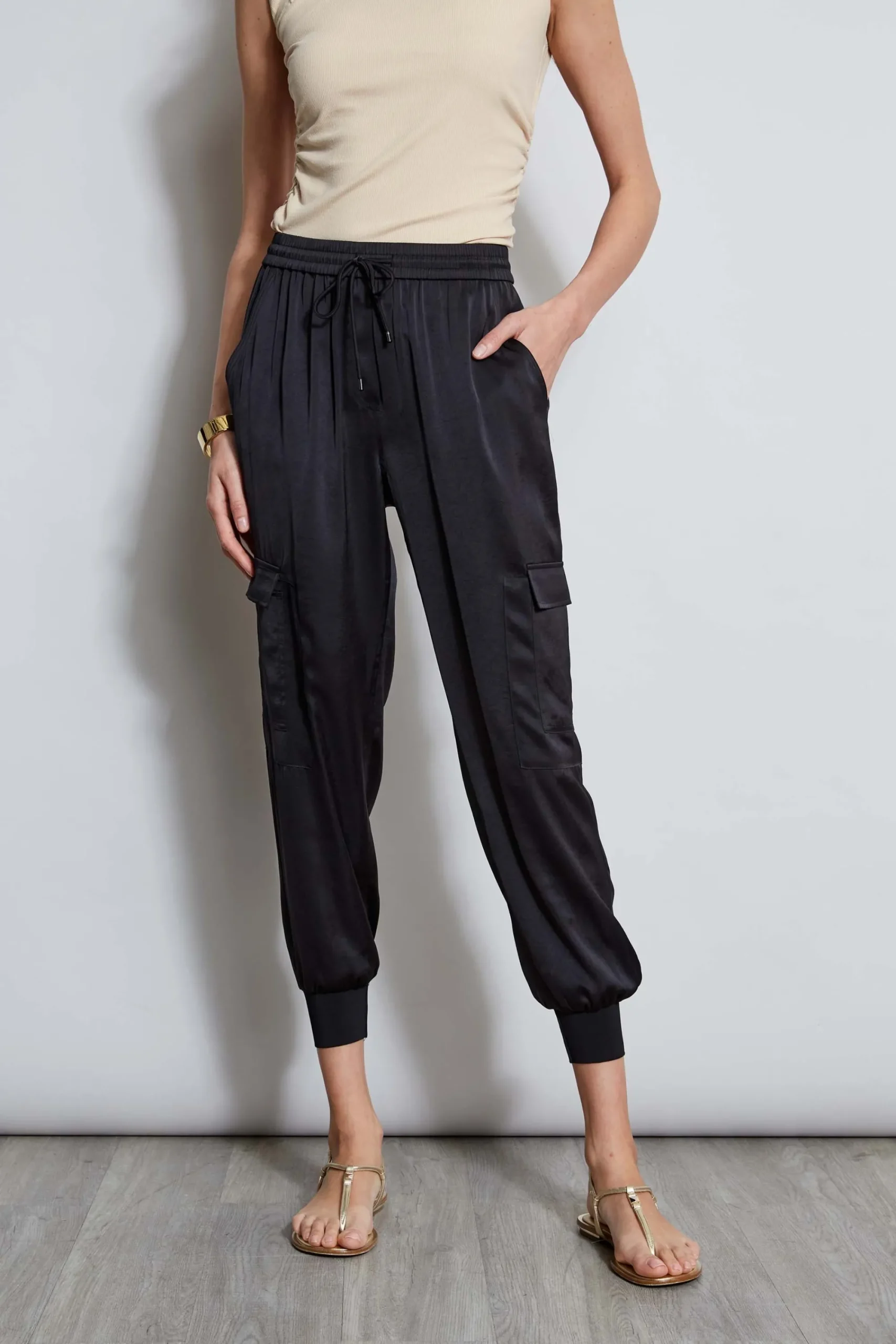satin_cargo_pant_0.webp Elie Tahari Bottoms-Satin Cargo Pant