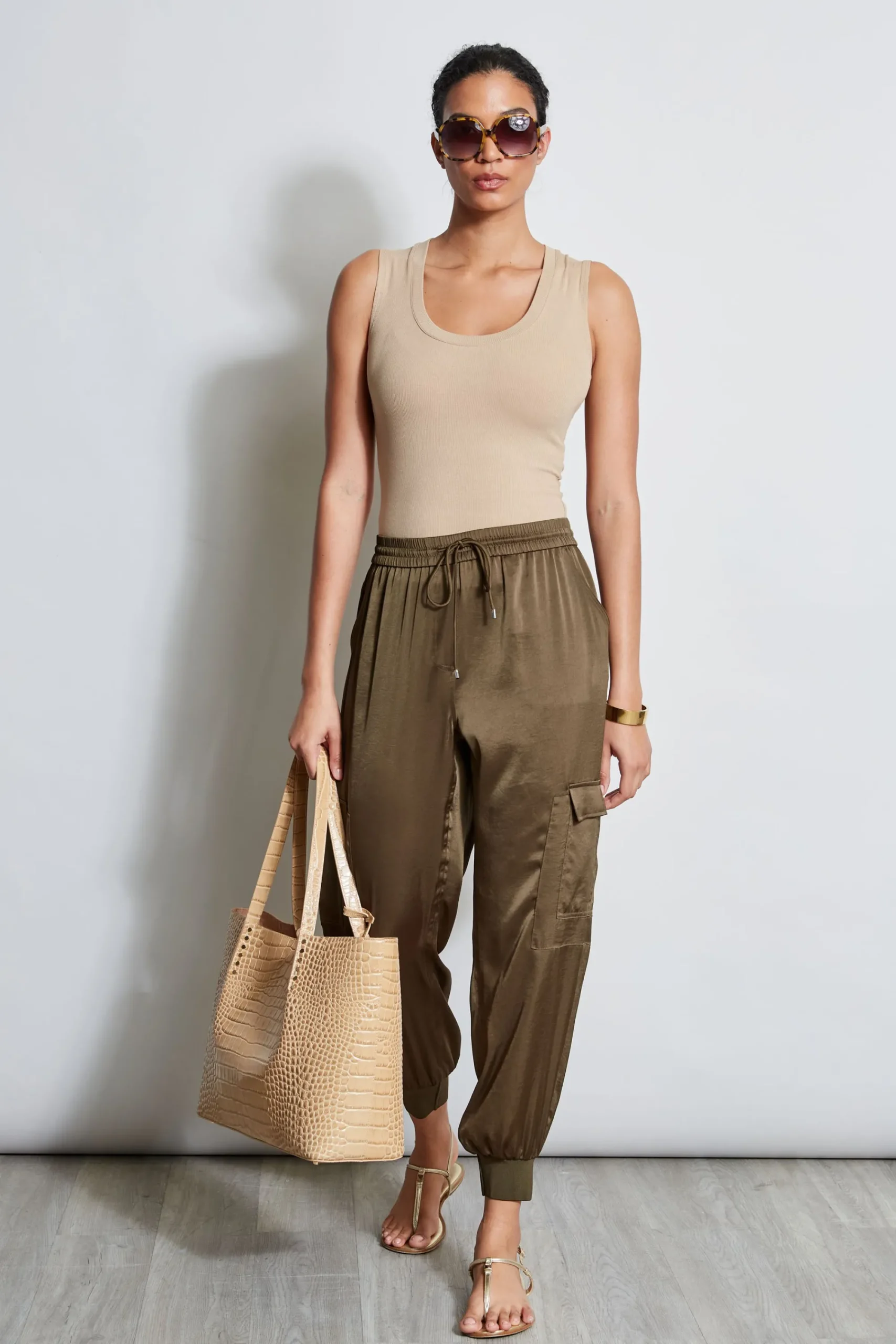 satin_cargo_pant_1-2.webp Elie Tahari Bottoms-Satin Cargo Pant