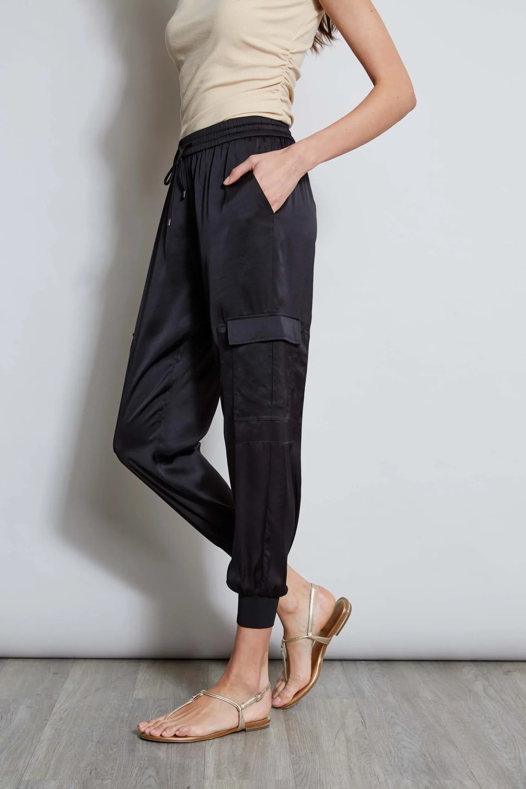 satin_cargo_pant_2.webp Elie Tahari Bottoms-Satin Cargo Pant