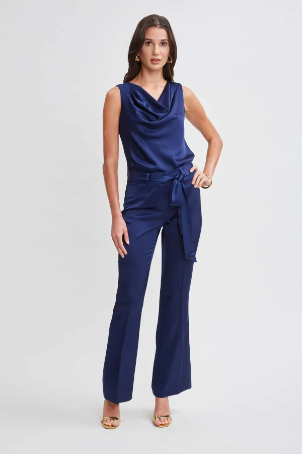 Elie Tahari Tops & Sweaters-Satin Cowl Top