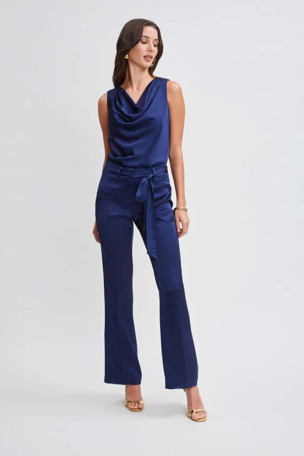 Elie Tahari Tops & Sweaters-Satin Cowl Top