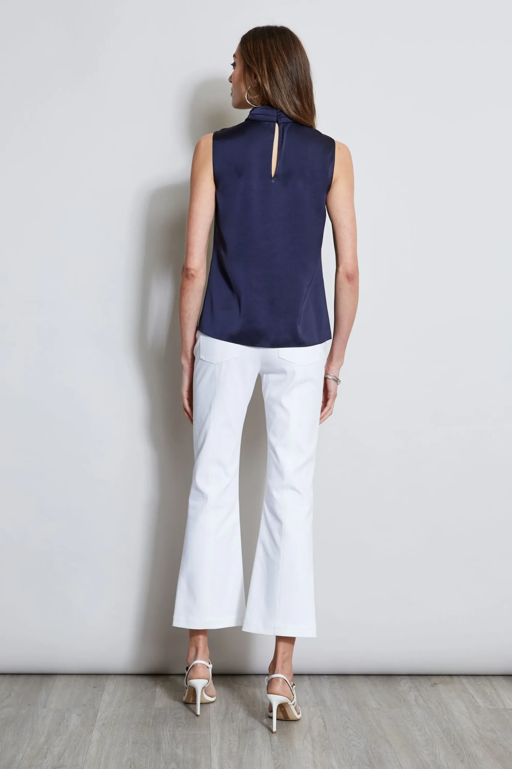 satin_draped_neck_top_3-1.webp Elie Tahari Tops & Sweaters-Satin Draped Neck Top