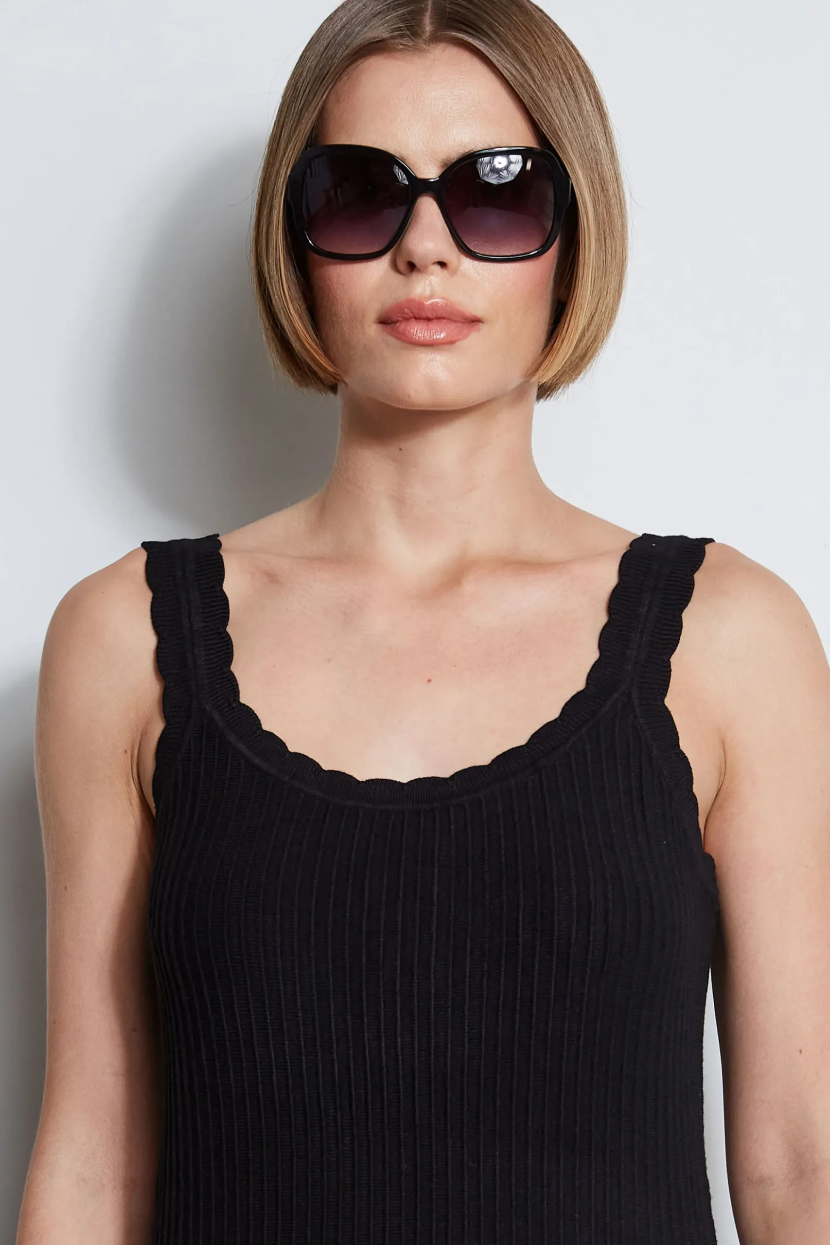 scallop_knit_dress_4.webp Elie Tahari Dresses & Jumpsuits | Sleeveless Dresses-Scallop Knit Dress