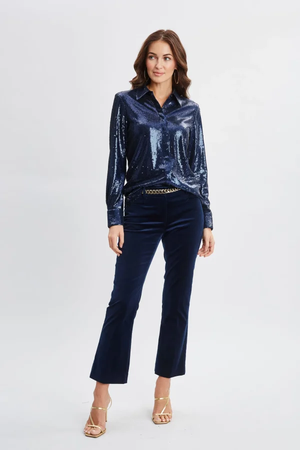 Elie Tahari Tops & Sweaters-Sequin Button Down Shirt