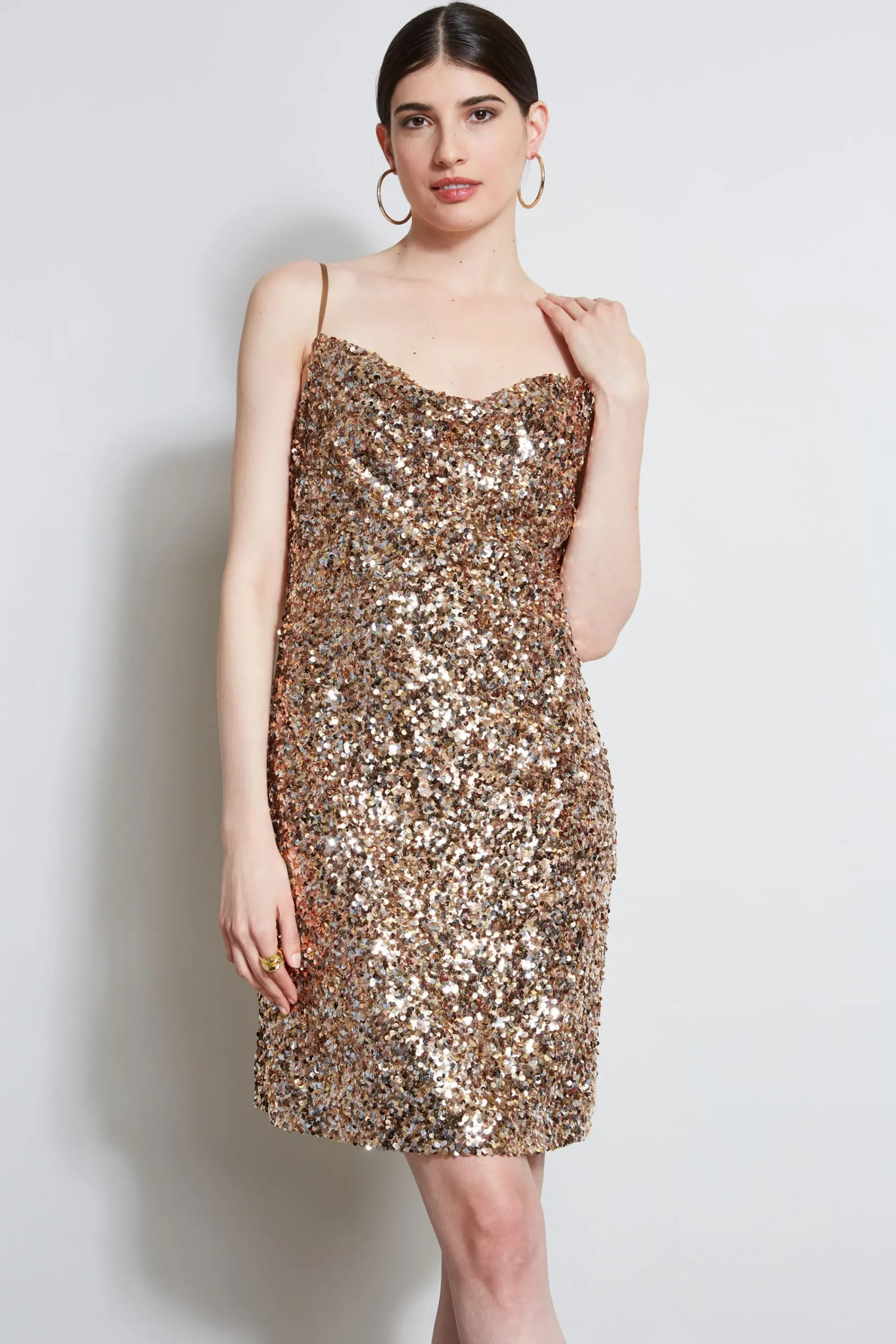 sequin_cowl_dress_3.webp Elie Tahari Dresses & Jumpsuits | Sleeveless Dresses-Sequin Cowl Dress