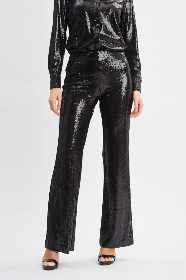 Elie Tahari Bottoms-Sequin Pant