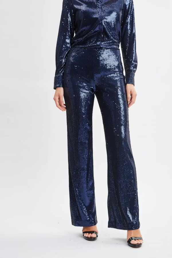 Elie Tahari Bottoms-Sequin Pant