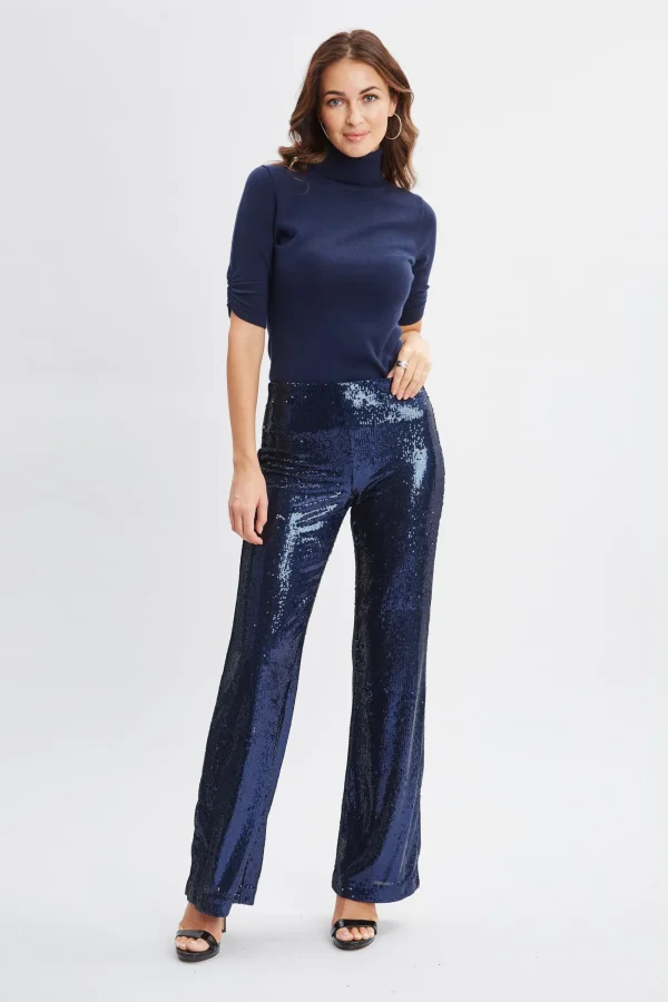 Elie Tahari Bottoms-Sequin Pant
