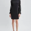 Elie Tahari Dresses & Jumpsuits-Sequin Sleeve Shift Dress