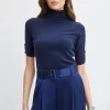 Elie Tahari Tops & Sweaters-Short Sleeve Cashmere Wool Sweater