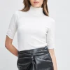 Elie Tahari Tops & Sweaters-Short Sleeve Cashmere Wool Sweater