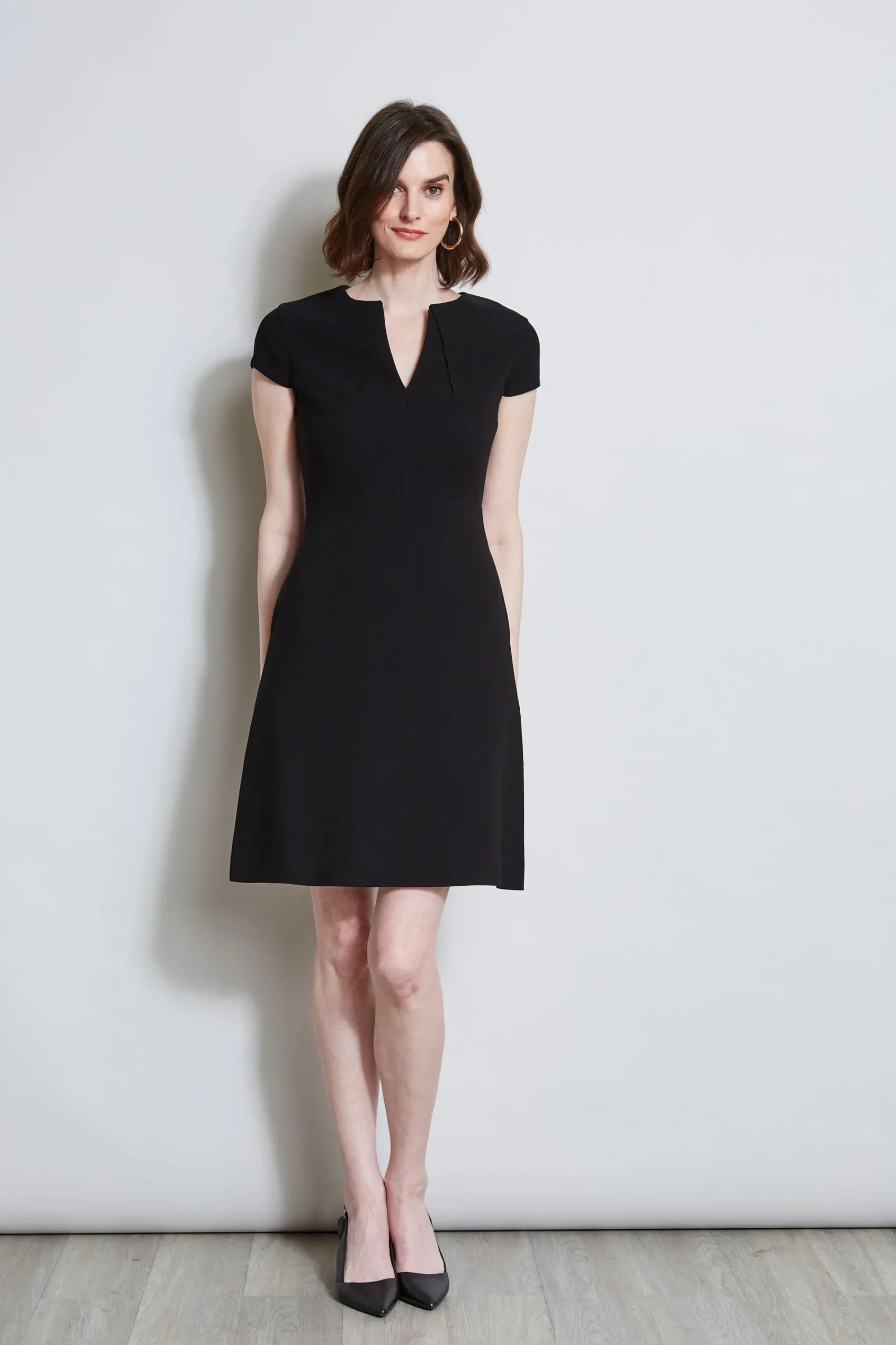 short_sleeve_dart_dress_1.webp Elie Tahari Dresses & Jumpsuits | Short Sleeve Dresses-Short Sleeve Dart Dress