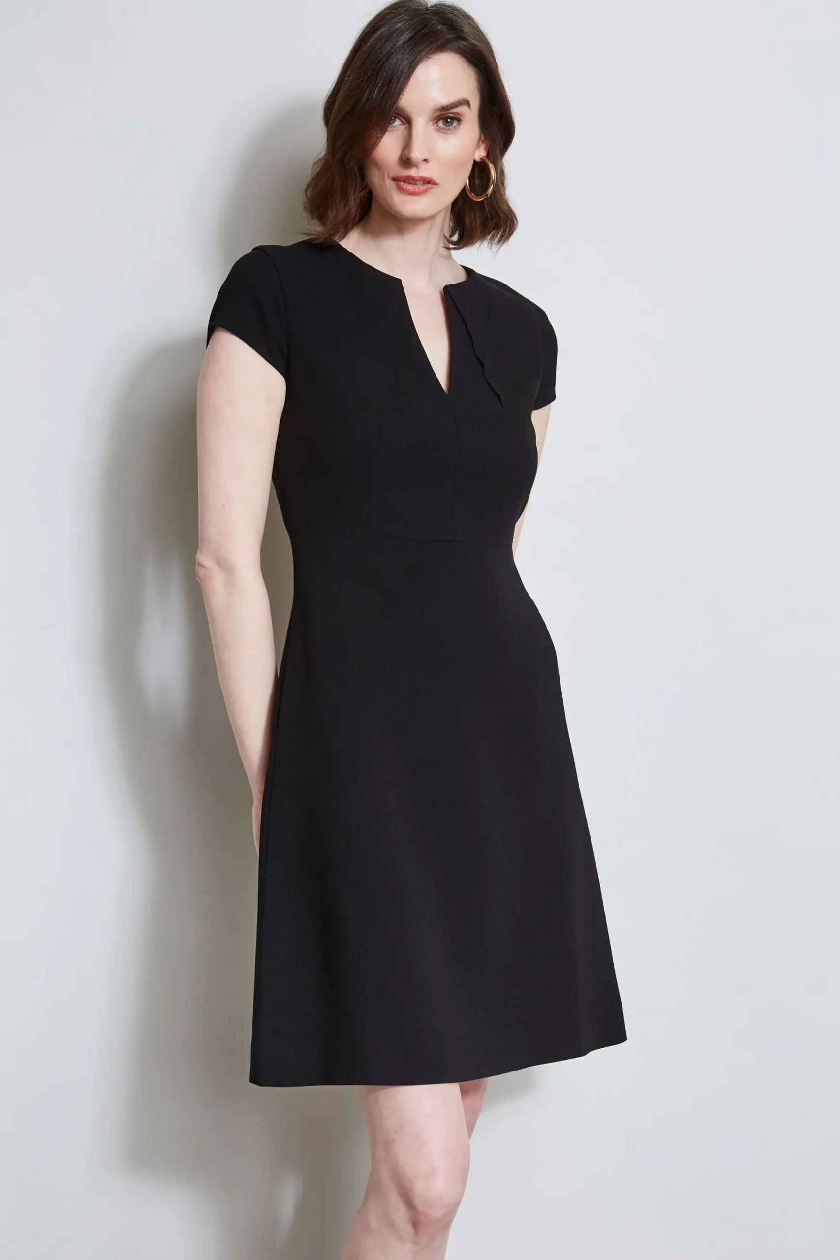short_sleeve_dart_dress_3.webp Elie Tahari Dresses & Jumpsuits | Short Sleeve Dresses-Short Sleeve Dart Dress