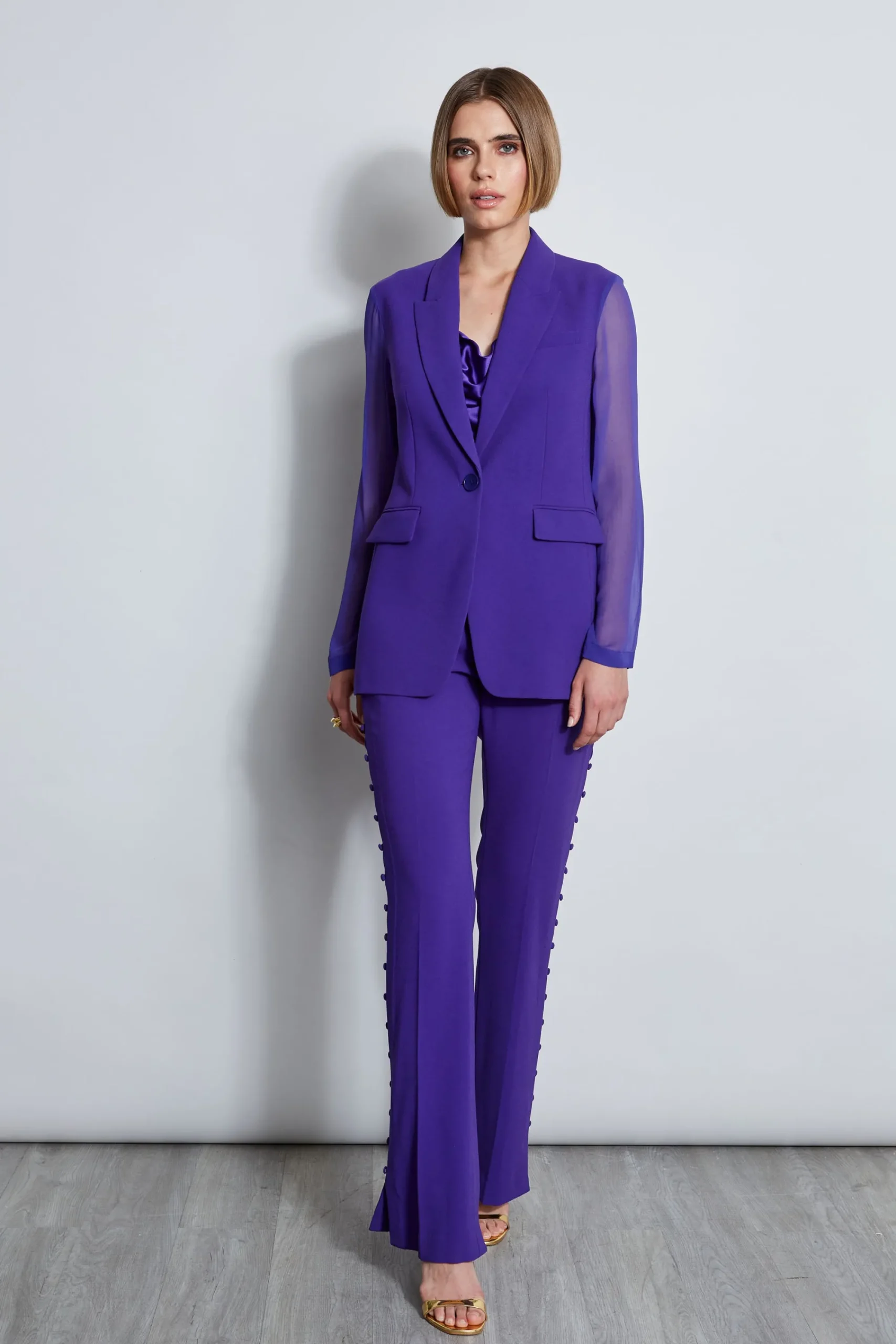 side_button_crepe_pant_5-1.webp Elie Tahari Bottoms | Suiting-Side Button Crepe Pant