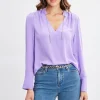 Elie Tahari Tops & Sweaters-Silk Chain Tassel Shirt