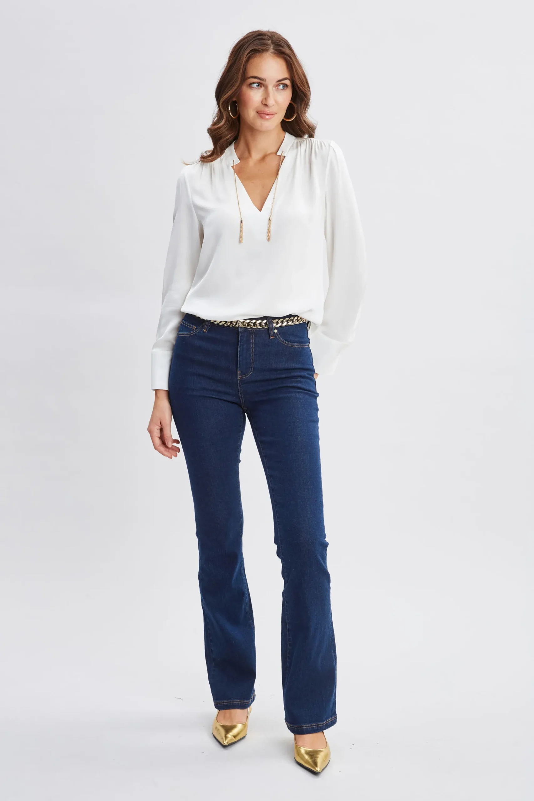 silk_chain_tassel_shirt_1.webp Elie Tahari Tops & Sweaters-Silk Chain Tassel Shirt