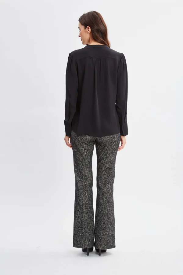 Elie Tahari Tops & Sweaters-Silk Chain Tassel Shirt