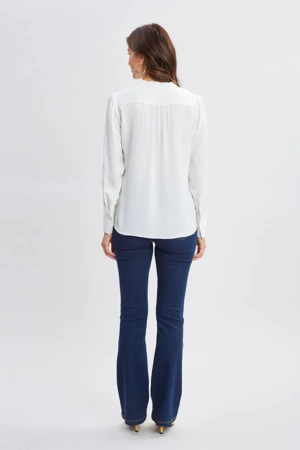 Elie Tahari Tops & Sweaters-Silk Chain Tassel Shirt
