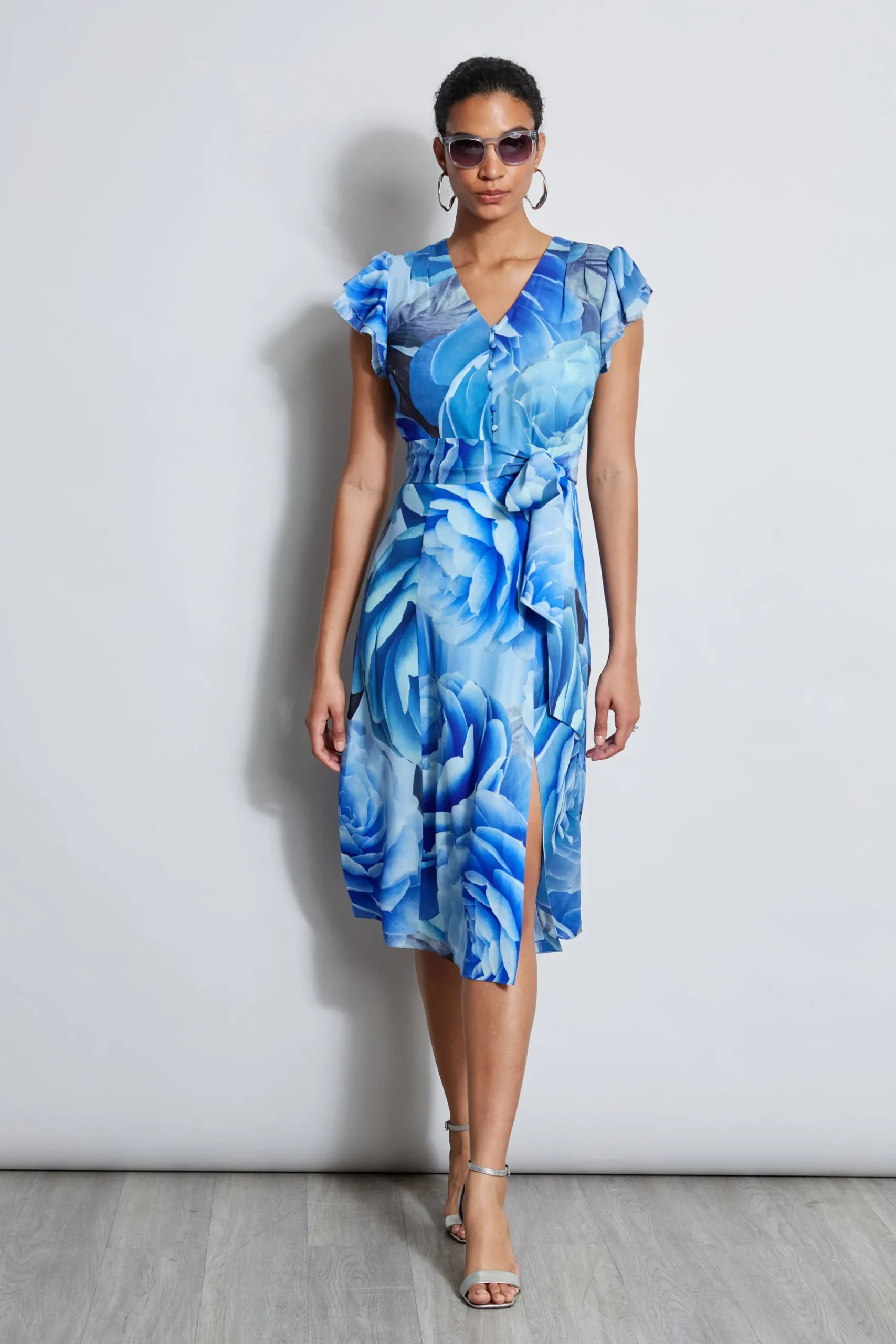 silk_fantasy_garden_midi__0.webp Elie Tahari Dresses & Jumpsuits | Short Sleeve Dresses-Silk Fantasy Garden Midi Dress