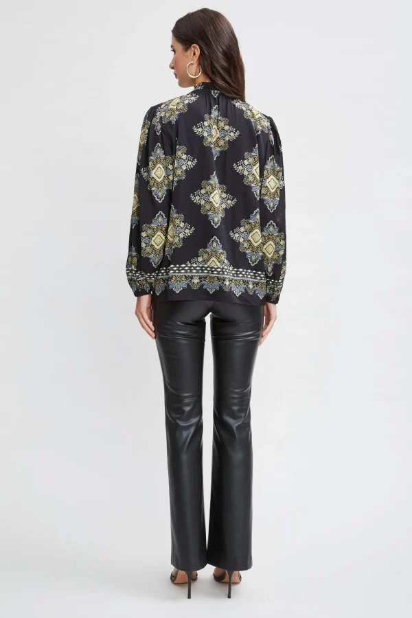 Elie Tahari Tops & Sweaters-Silk Geometric Shirt