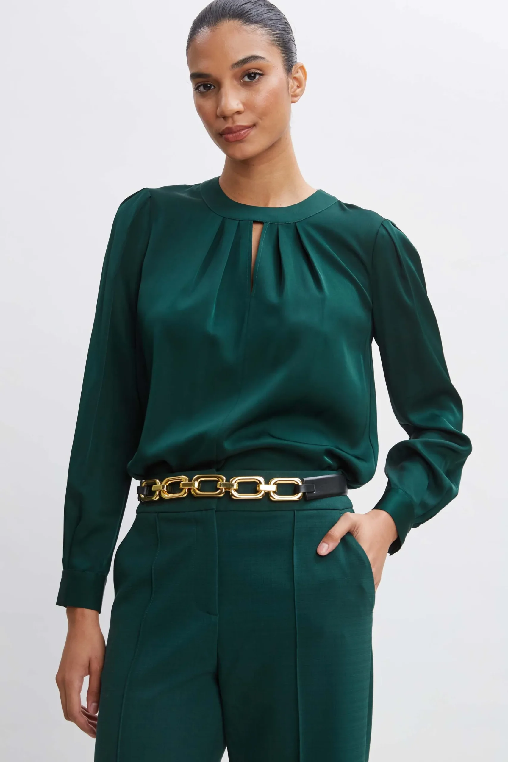 silk_keyhole_shirt_0.webp Elie Tahari Tops & Sweaters-Silk Keyhole Shirt