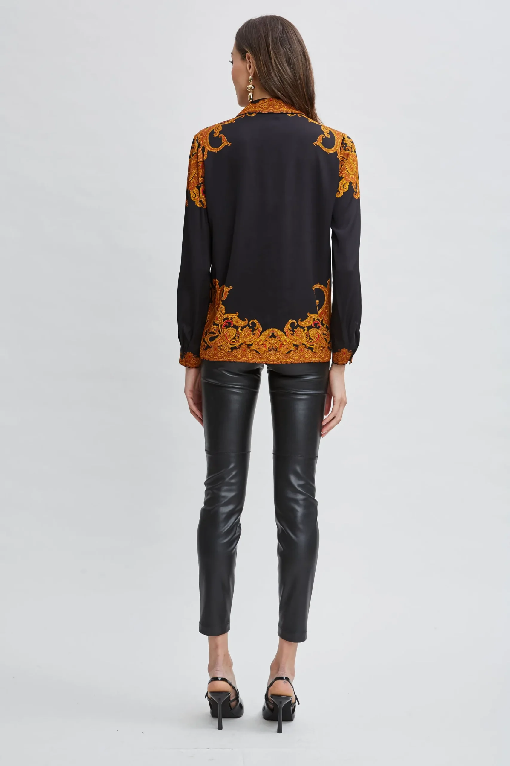 silk_paisley_button_down__4.webp Elie Tahari Tops & Sweaters-Silk Paisley Button Down Shirt