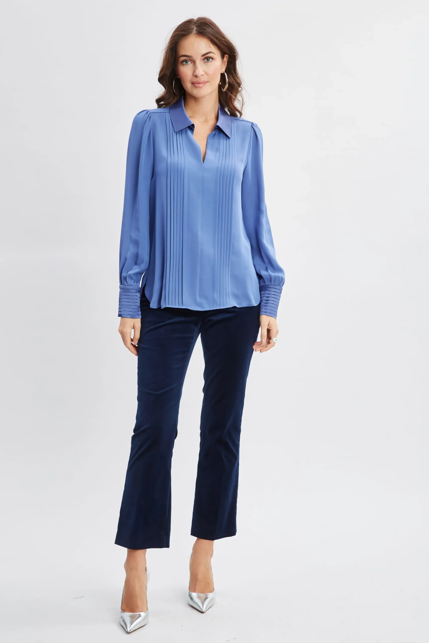silk_pintuck_shirt_4-1.webp Elie Tahari Tops & Sweaters-Silk Pintuck Shirt