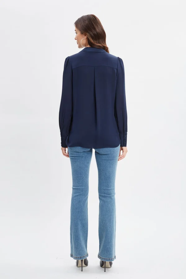 Elie Tahari Tops & Sweaters-Silk Pintuck Shirt
