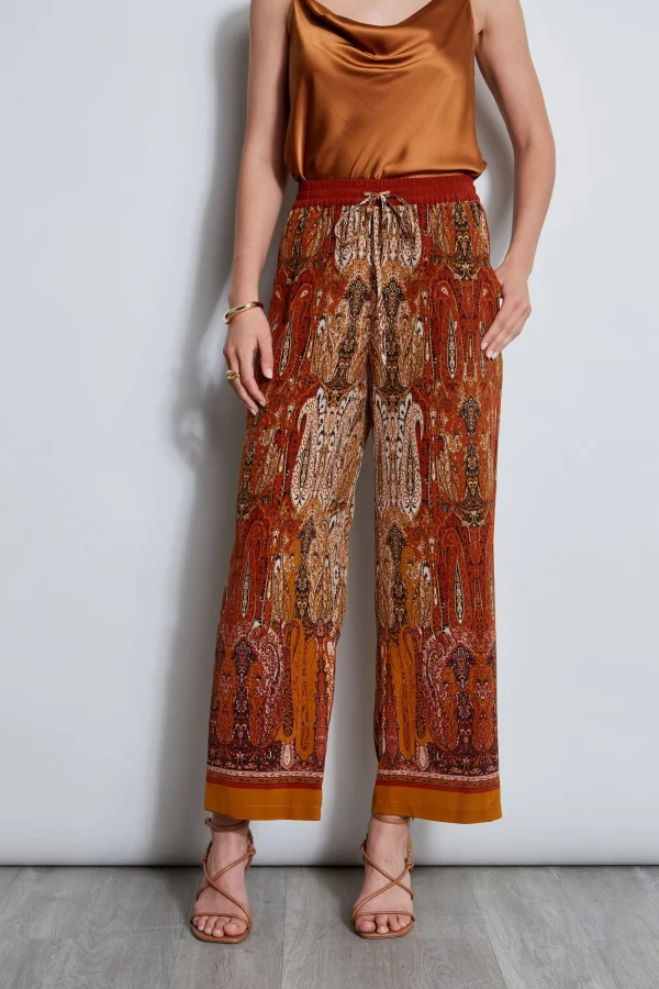Elie Tahari Bottoms-Silk Raj Print Pant
