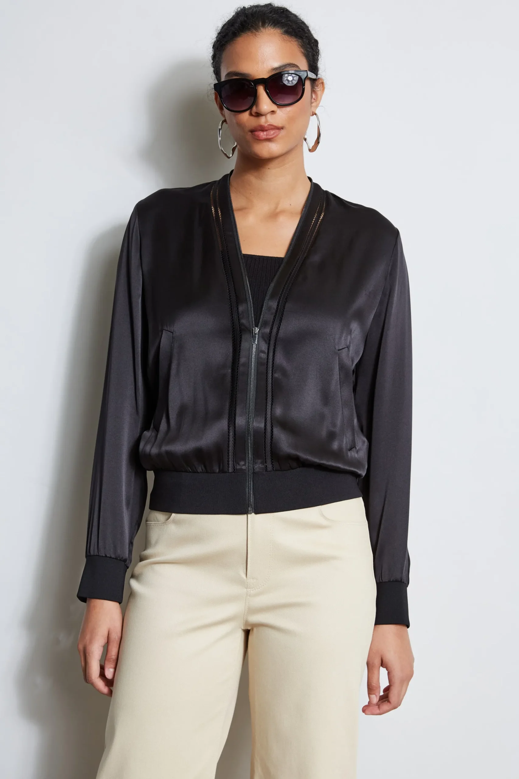 silk_satin_bomber_jacket_0-1.webp Elie Tahari Jackets & Blazers-Silk Satin Bomber Jacket