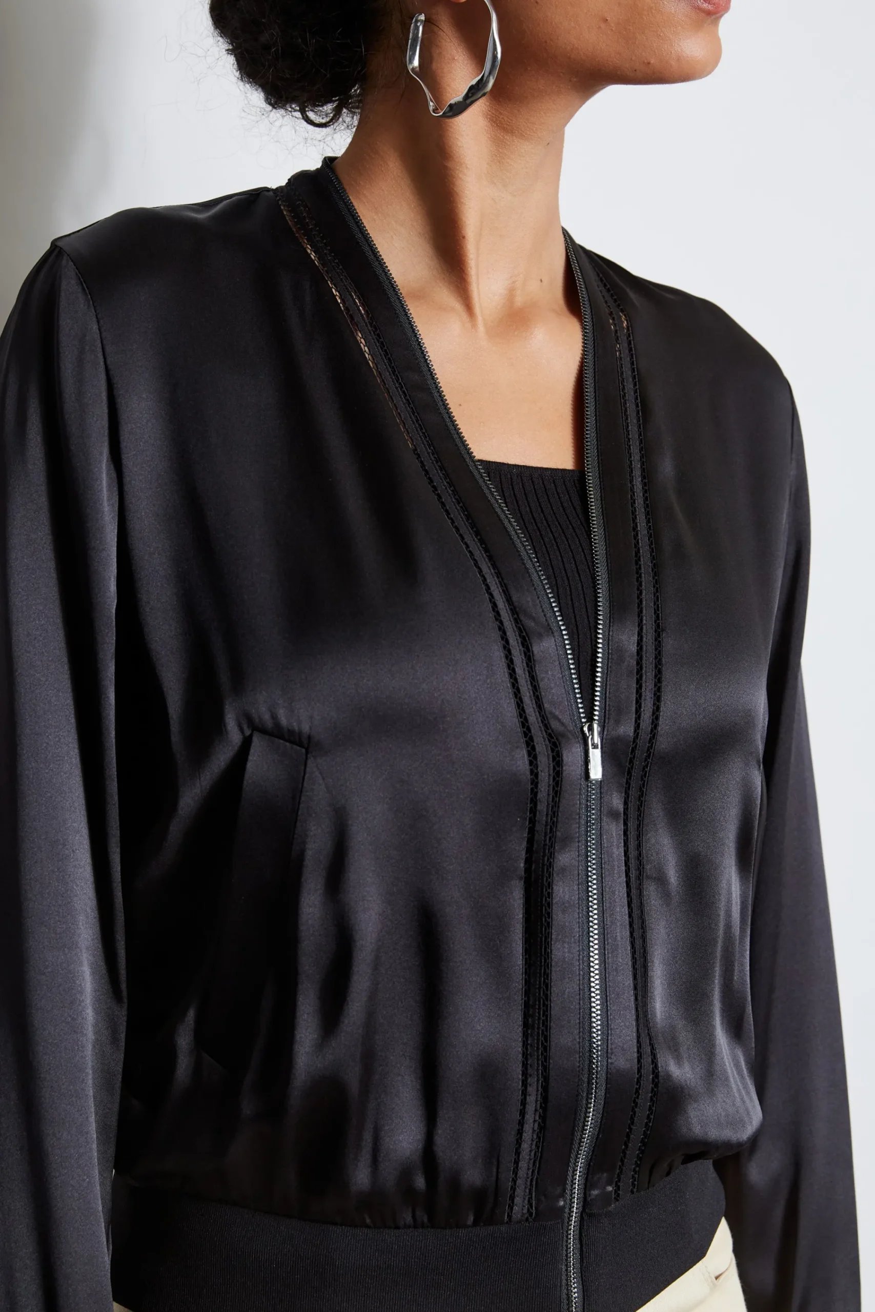 silk_satin_bomber_jacket_4-1.webp Elie Tahari Jackets & Blazers-Silk Satin Bomber Jacket