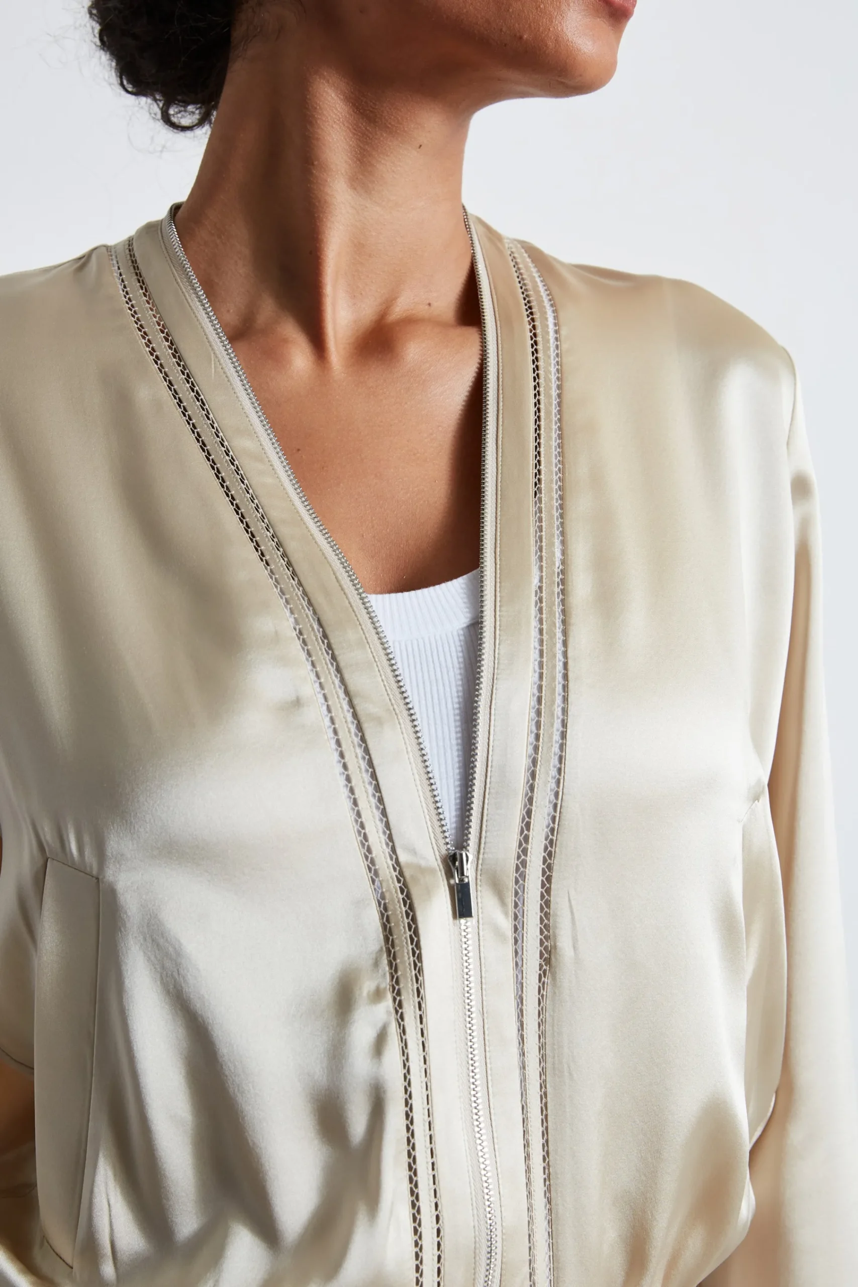 silk_satin_bomber_jacket_4.webp Elie Tahari Jackets & Blazers-Silk Satin Bomber Jacket