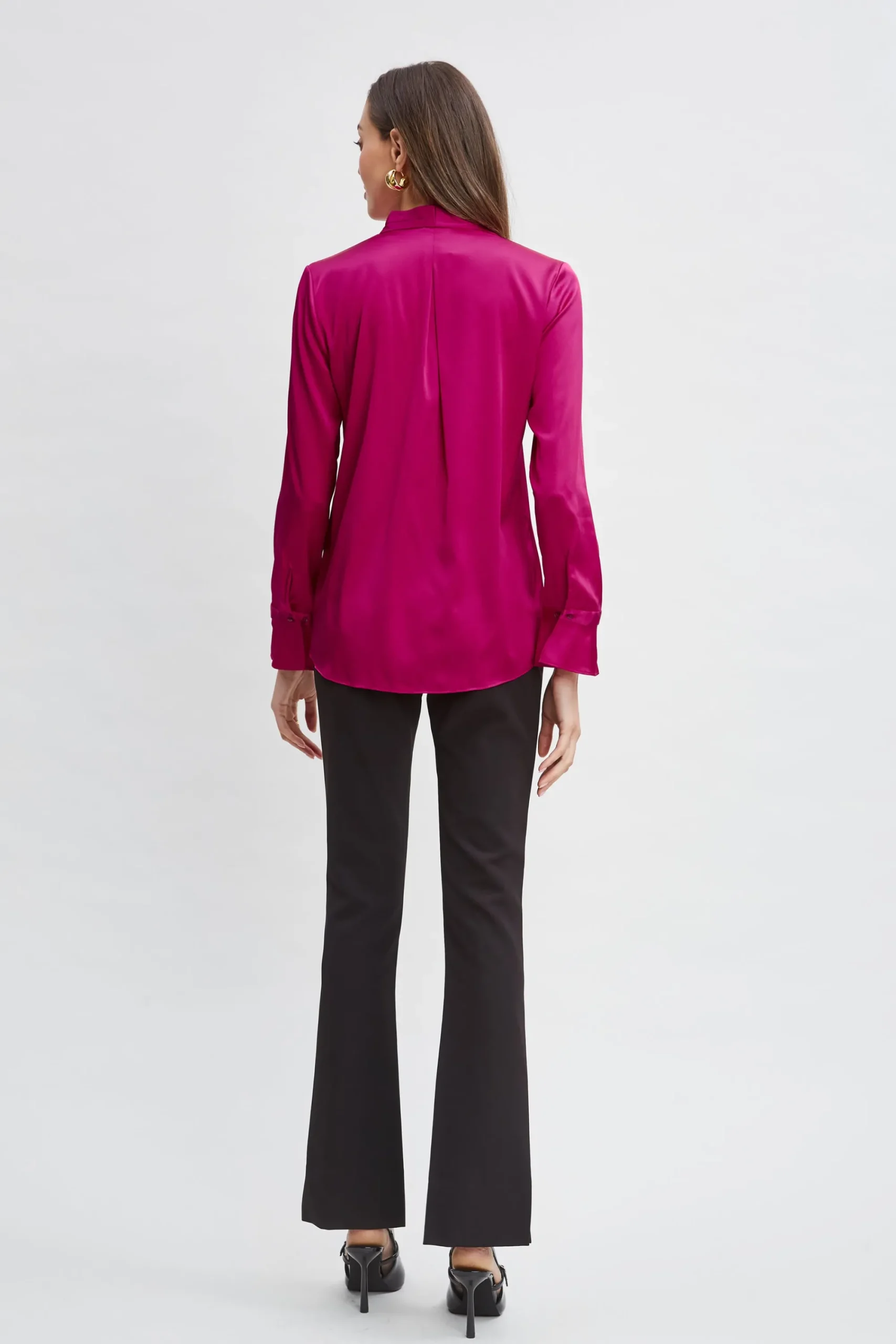 silk_satin_contour_neck_s_2.webp Elie Tahari Tops & Sweaters-Silk Satin Contour Neck Shirt