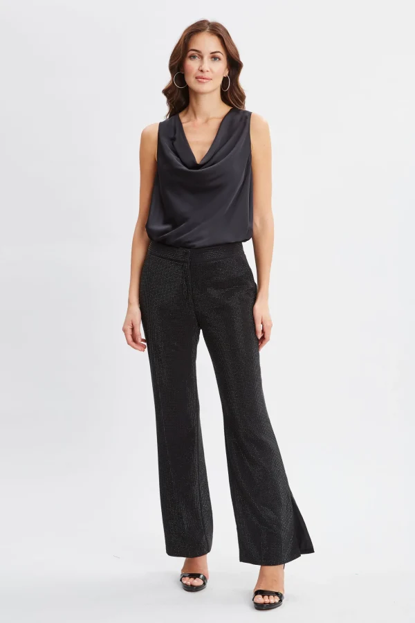 Elie Tahari Tops & Sweaters-Silk Satin Cowl Neck Top