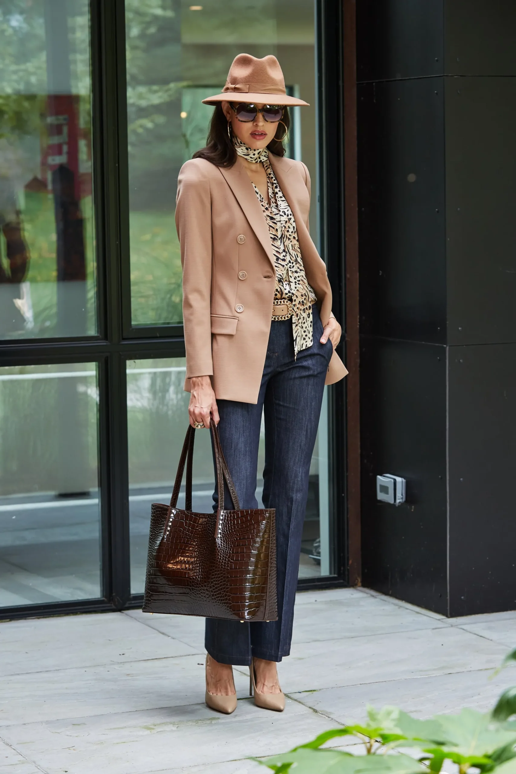 silk_satin_winter_safari__1.webp Elie Tahari Tops & Sweaters-Silk Satin Winter Safari Shirt