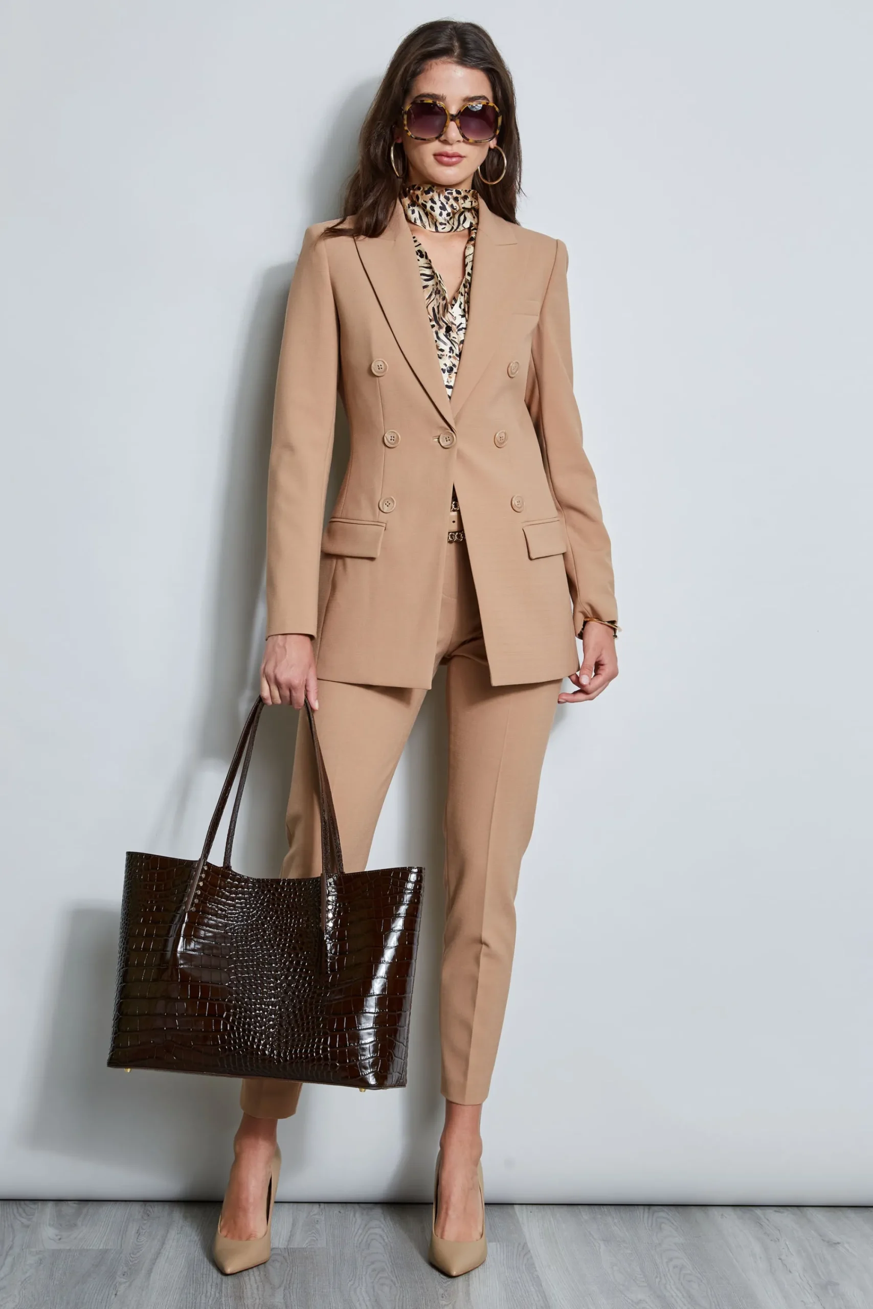 silk_satin_winter_safari__3.webp Elie Tahari Tops & Sweaters-Silk Satin Winter Safari Shirt