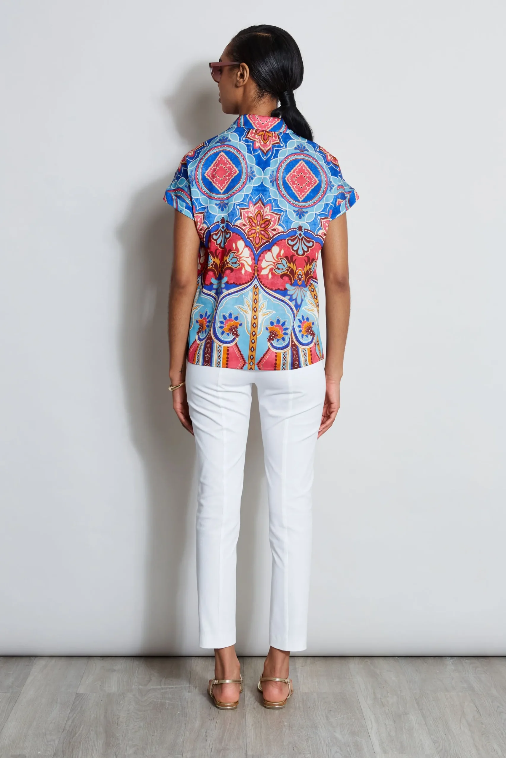 silk_tapestry_floral_shir_4.webp Elie Tahari Tops & Sweaters-Silk Tapestry Floral Shirt