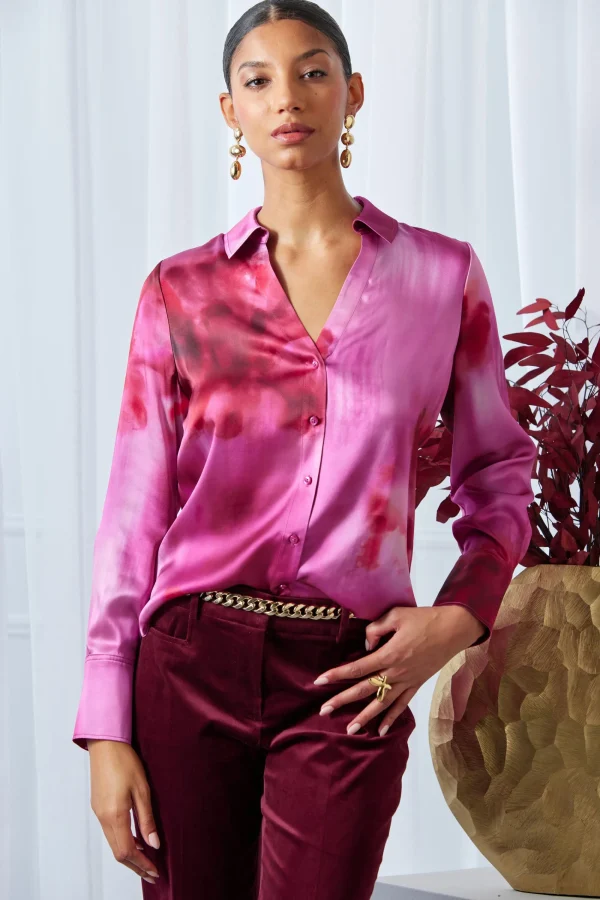 Elie Tahari Tops & Sweaters-Silk Venetian Glass Shirt